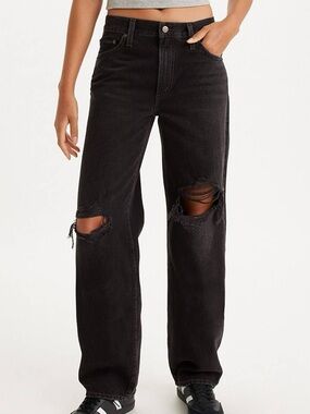 BLACK BAGGY DAD LEVI’S